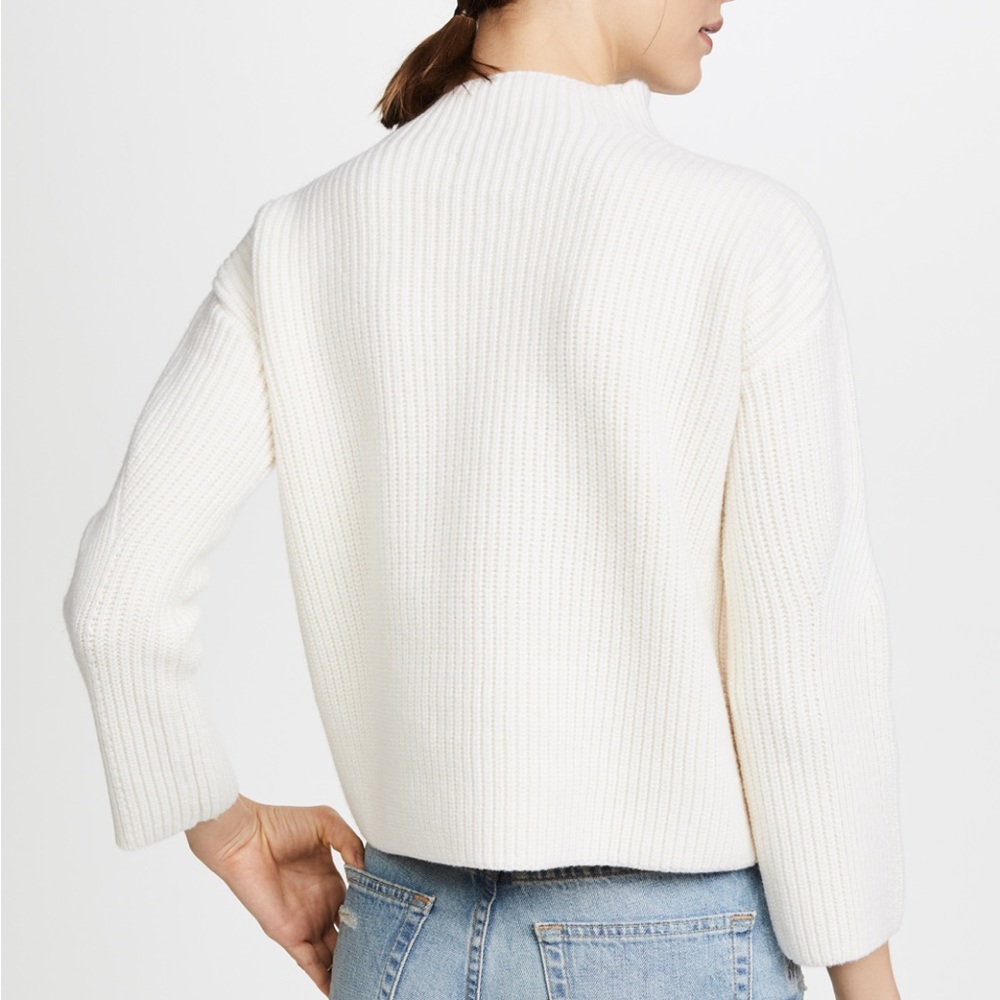 AYR Merino Wool Mock turtleneck sweater - Picture 3 of 10